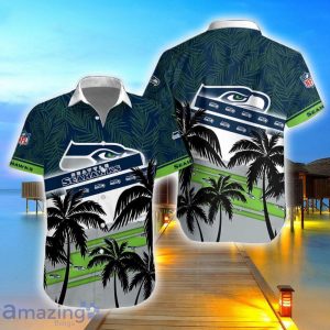 Seattle Seahawks Team Hawaii Shirt 3D Aloha Hawaiian Shirt And Shorts Product Photo 1