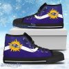 Simple Van Sun Flame Baltimore Ravens High Top Shoes For Men And Women