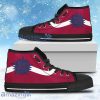 Simple Van Sun Flame New York Giants High Top Shoes For Men And Women