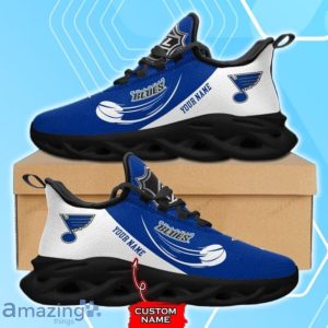St. Louis Blues Custom Name Max Soul Shoes New Sneakers For Fans Product Photo 2