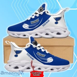 St. Louis Blues Custom Name Max Soul Shoes New Sneakers For Fans Product Photo 1