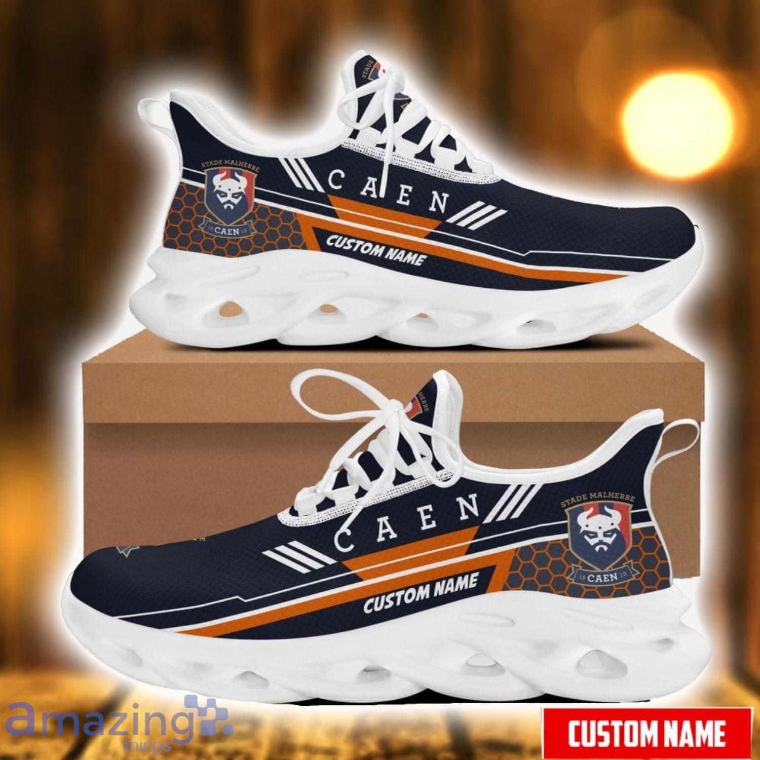 Stade Lavallois Max Soul Shoes Sport Running Sneakers Custom Name For Fans image Stade Lavallois Max Soul Shoes Sport Running Sneakers Custom Name For Fans Product Photo 2
