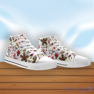 Stranger Things High Top Shoes Pattern Symbols Product Photo 3