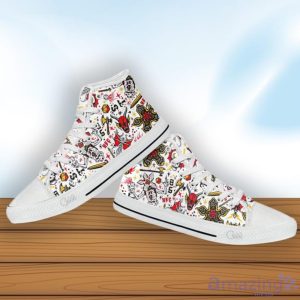 Stranger Things High Top Shoes Pattern Symbols Product Photo 4