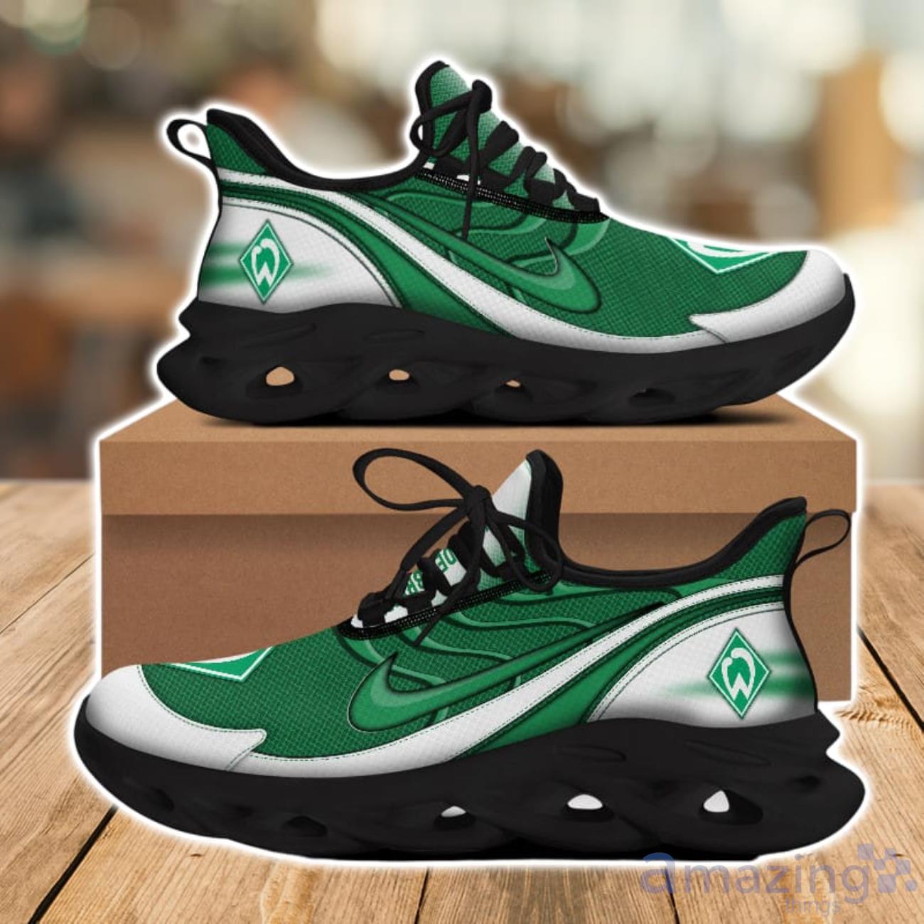 SV Werder Bremen 3D New Style Max Soul Shoes For Men Women image SV Werder Bremen 3D New Style Max Soul Shoes For Men Women Product Photo 2