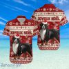 Switzerland Christmas Relaxed Hawaiian Shirt Bernese Mountain Dog Unique Red
