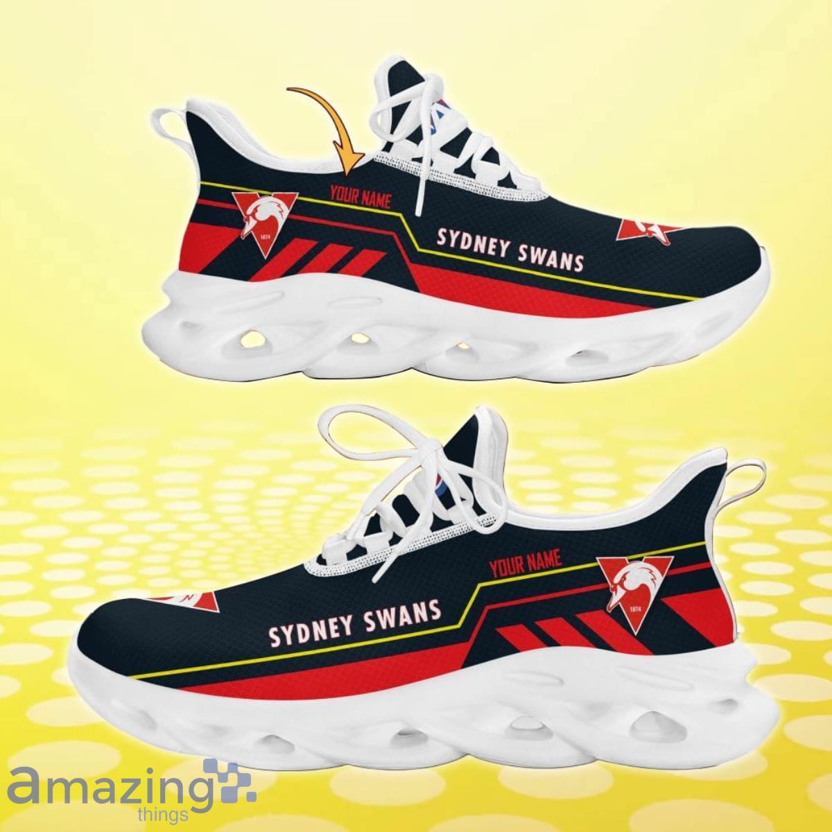 Sydney Swans Max Soul Shoes Custom Name Best Gift For Men And Women image Sydney Swans Max Soul Shoes Custom Name Best Gift For Men And Women Product Photo 2