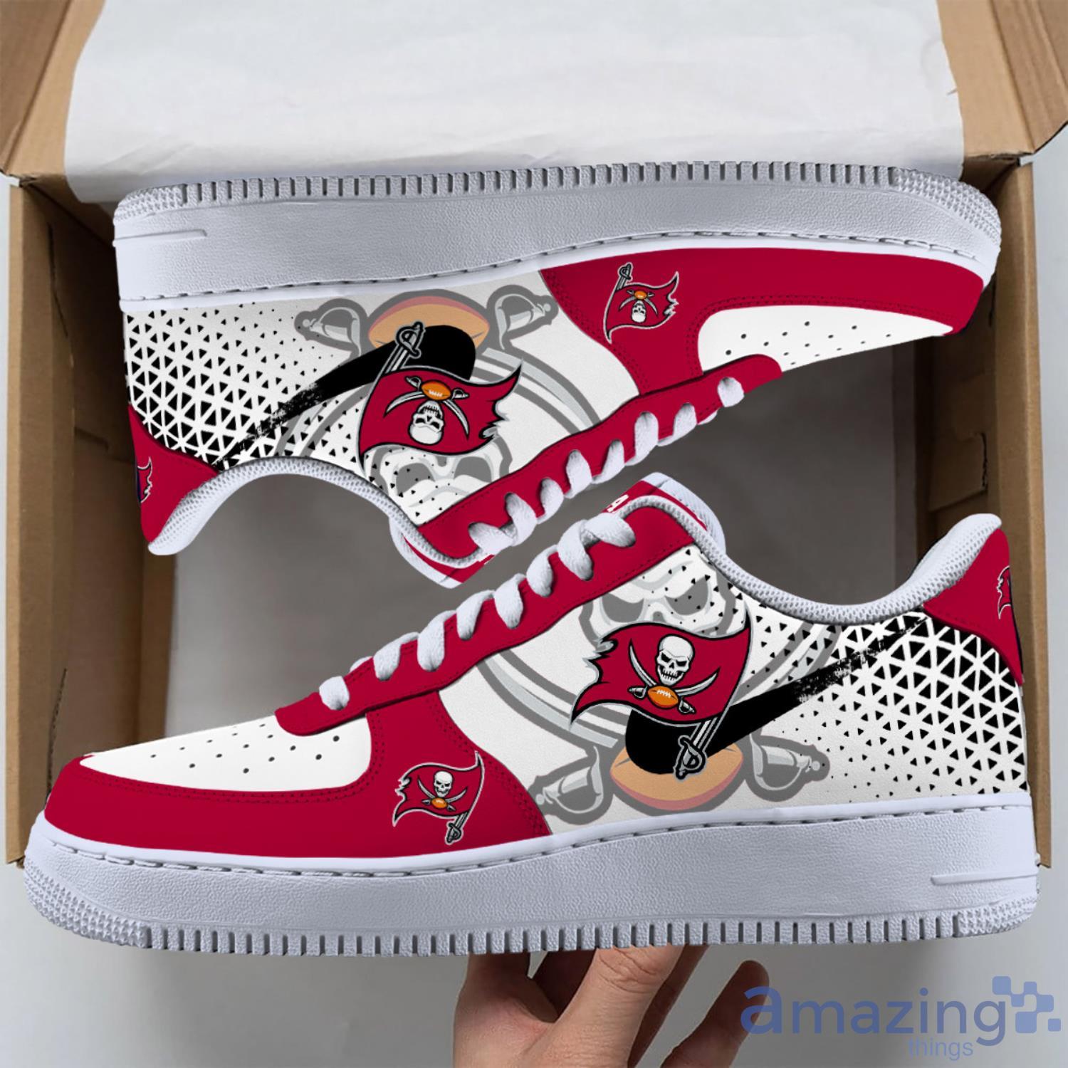 Tampa Bay Buccaneers Air Force Shoes Sports Team Sneakers Product Photo 1