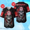Tampa Bay Buccaneers Baseball Jersey Skull 3D Custom Number & Name
