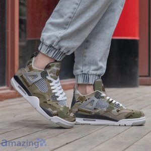 Tampa Bay Buccaneers NFL Camo Custom Name Air Jordan 4 For Fans Product Photo 2