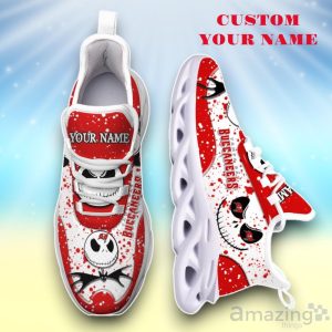 Tampa Bay Buccaneers White C Max Soul Shoes Custom Name Exclusive Sneakers For Real Fans Product Photo 1