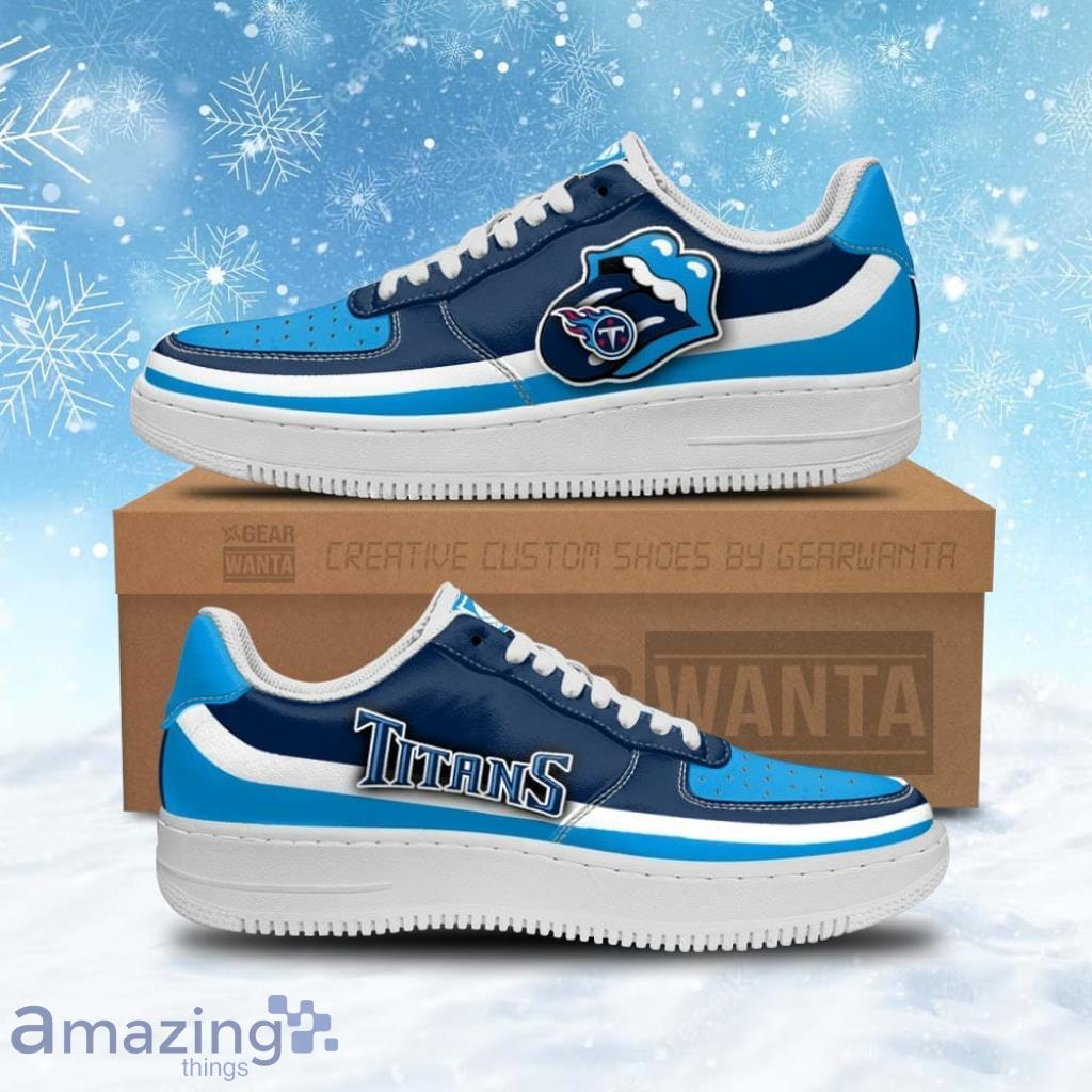 Tennessee Titans Air Sneakers Custom Force Shoes Sexy Lips For Fans image Tennessee Titans Air Sneakers Custom Force Shoes Sexy Lips For Fans Product Photo 1