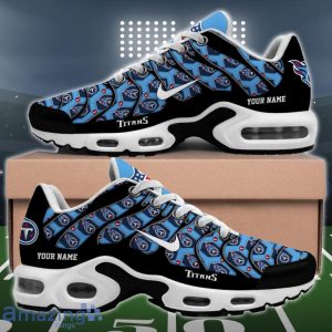 Tennessee Titans Logo Crazy With NFL Custom Name Air Cushion Shoes Product Photo 2