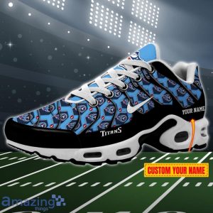 Tennessee Titans Logo Crazy With NFL Custom Name Air Cushion Shoes Product Photo 1