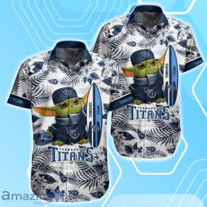 Tennessee Titans NFL Baby Yoda Hawaiian Shirt & Short Style Tropical Pattern Best Gift For Fan Product Photo 2