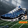 Tennessee Titans NFL Pattern Swoosh Custom Name Air Cushion Sport Shoes