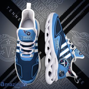 Tennessee Titans NFL Team Special Max Soul Striped Trend Sneakers Product Photo 1