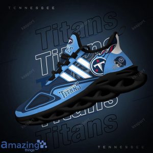 Tennessee Titans NFL Team Special Max Soul Striped Trend Sneakers Product Photo 5