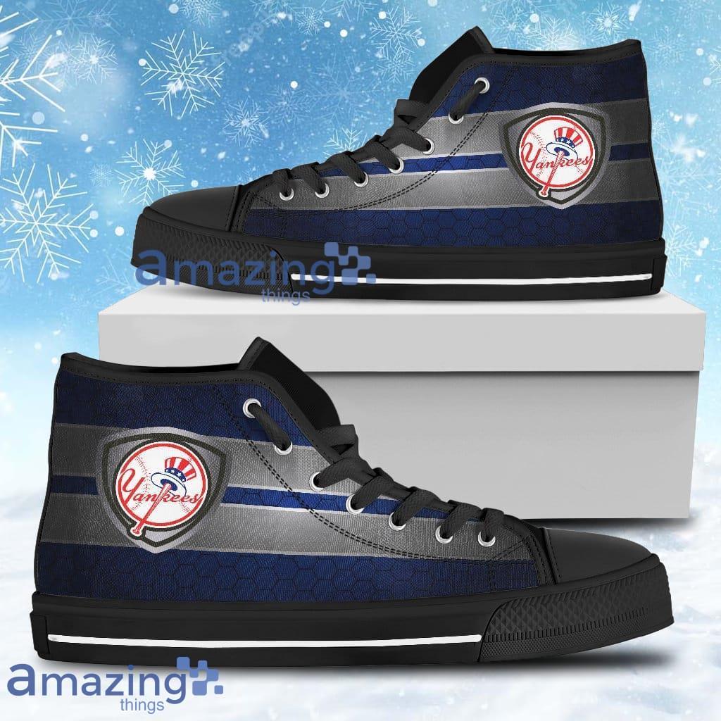 The Shield New York Yankees High Top Shoes For Men And Women image The Shield New York Yankees High Top Shoes For Men And Women Product Photo 1