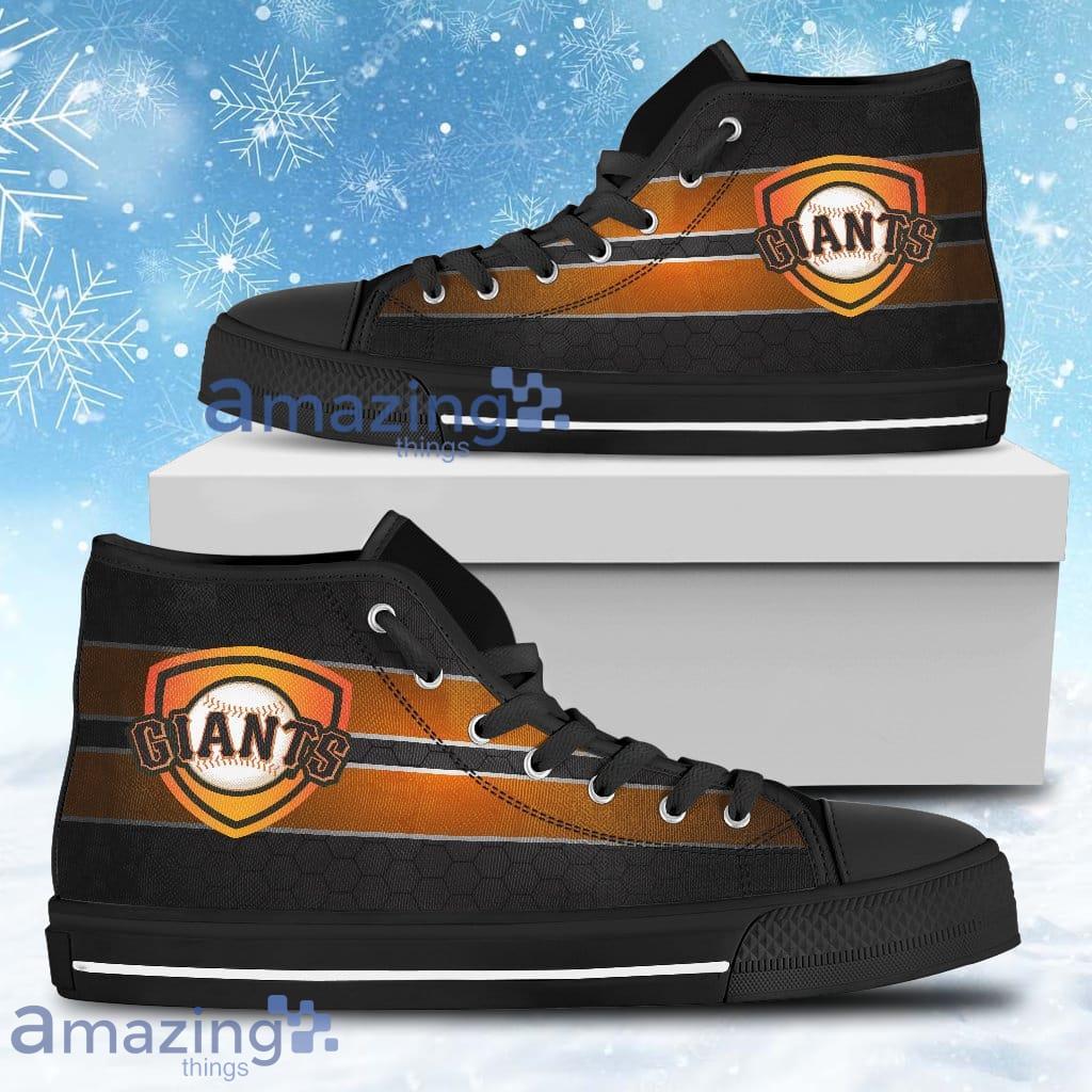 The Shield San Francisco Giants High Top Shoes For Men And Women image The Shield San Francisco Giants High Top Shoes For Men And Women Product Photo 1