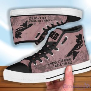 The Walking Dead I'm A Hardly Women High Top Shoes Product Photo 2