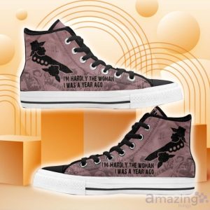 The Walking Dead I'm A Hardly Women High Top Shoes Product Photo 1