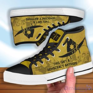 The Walking Dead This Isn't A Democracy Anymore High Top Shoes Product Photo 2