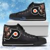 Thor Head Beside Philadelphia Flyers High Top Shoes For Men And Women