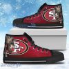 Thor Head Beside San Francisco 49ers High Top Shoes For Men And Women