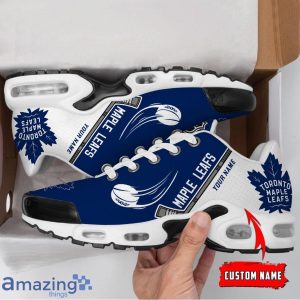 Toronto Maple Leafs NHL Custom Name Air Cushion Sports Shoes New Trend Sprot Shoes image Toronto Maple Leafs NHL Custom Name Air Cushion Sports Shoes New Trend Sprot Shoes Product Photo 2