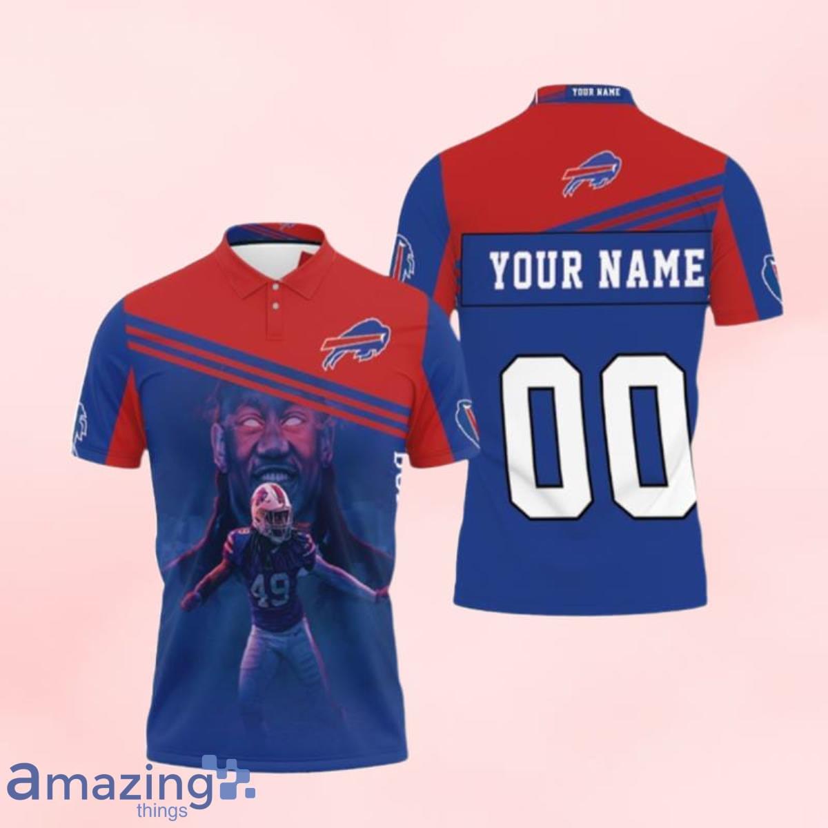 Tremaine Edmunds Buffalo Bills Great Player NFL Season Custom Number & Name Polo Shirts Special Gift Product Photo 1