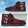 Triple Stripe Bar Dynamic Detroit Red Wings High Top Shoes V1 For Men And Women