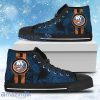 Triple Stripe Bar Dynamic New York Islanders High Top Shoes V1 For Men And Women