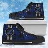 Triple Stripe Bar Dynamic Tampa Bay Lightning High Top Shoes V1 For Men And Women
