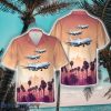 Turkish Air Force Boeing 737 AEW&C Peace Eagle (code 13-001) Aloha Short Sleeve 3D Printed Hawaiian Shirt For Men And Women