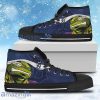 Turtle Detroit Tigers Ninja High Top Shoes For Men And Women