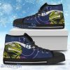 Turtle Indianapolis Colts Ninja High Top Shoes For Men And Women