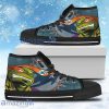 Turtle Miami Dolphins Ninja High Top Shoes For Men And Women