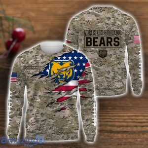 Northern Colorado Bears Custom Name Camo Pattern T-Shirt Hoodie Sweatshirt Zipper Hoodie Father's Day Gift Product Photo 2