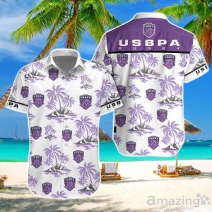 Union Sportive Bressane Hawaiian Shirt And Short For Fans Product Photo 1