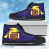 Unique Pikachu Laying On Ball Baltimore Ravens High Top Shoes For Men And Women