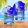 US Air Force Indiana Air National Guard 122nd Fighter Wing F-16C block 25 Hawaiian Shirt 3D Printed Aloha Summer Gift