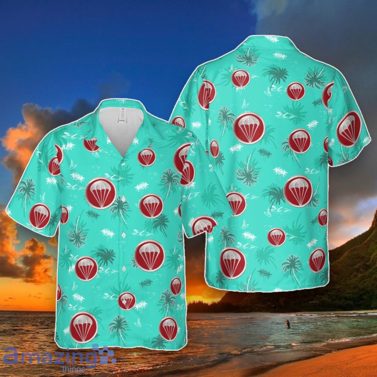 US Airborne Paratrooper Overseas Garrison Cap Early War Artillery Insignia Patch Hawaiian Shirt Special Gift image US Airborne Paratrooper Overseas Garrison Cap Early War Artillery Insignia Patch Hawaiian Shirt Special Gift Product Photo 1