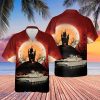 US Army M1 Abrams Halloween Hawaiian Shirt 3D Printed Aloha Summer Shirt