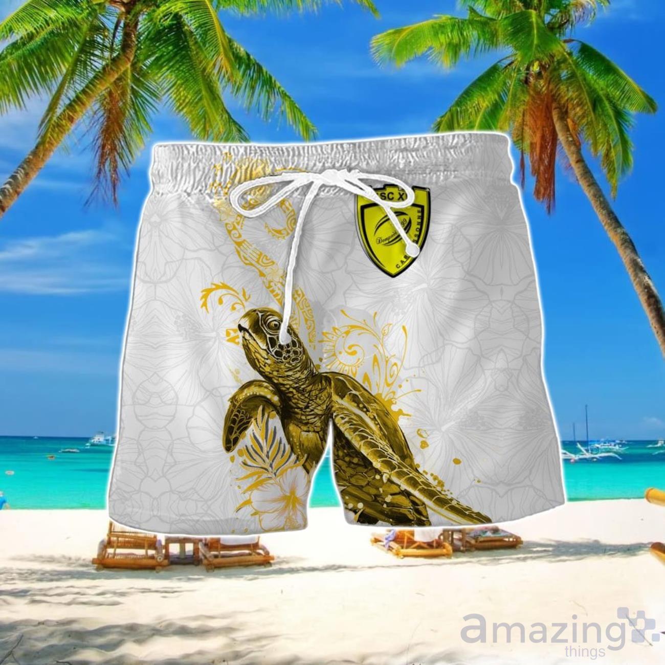US Carcassonne Hawaiian Shirt And Short New Design For Fans image US Carcassonne Hawaiian Shirt And Short New Design For Fans Product Photo 2