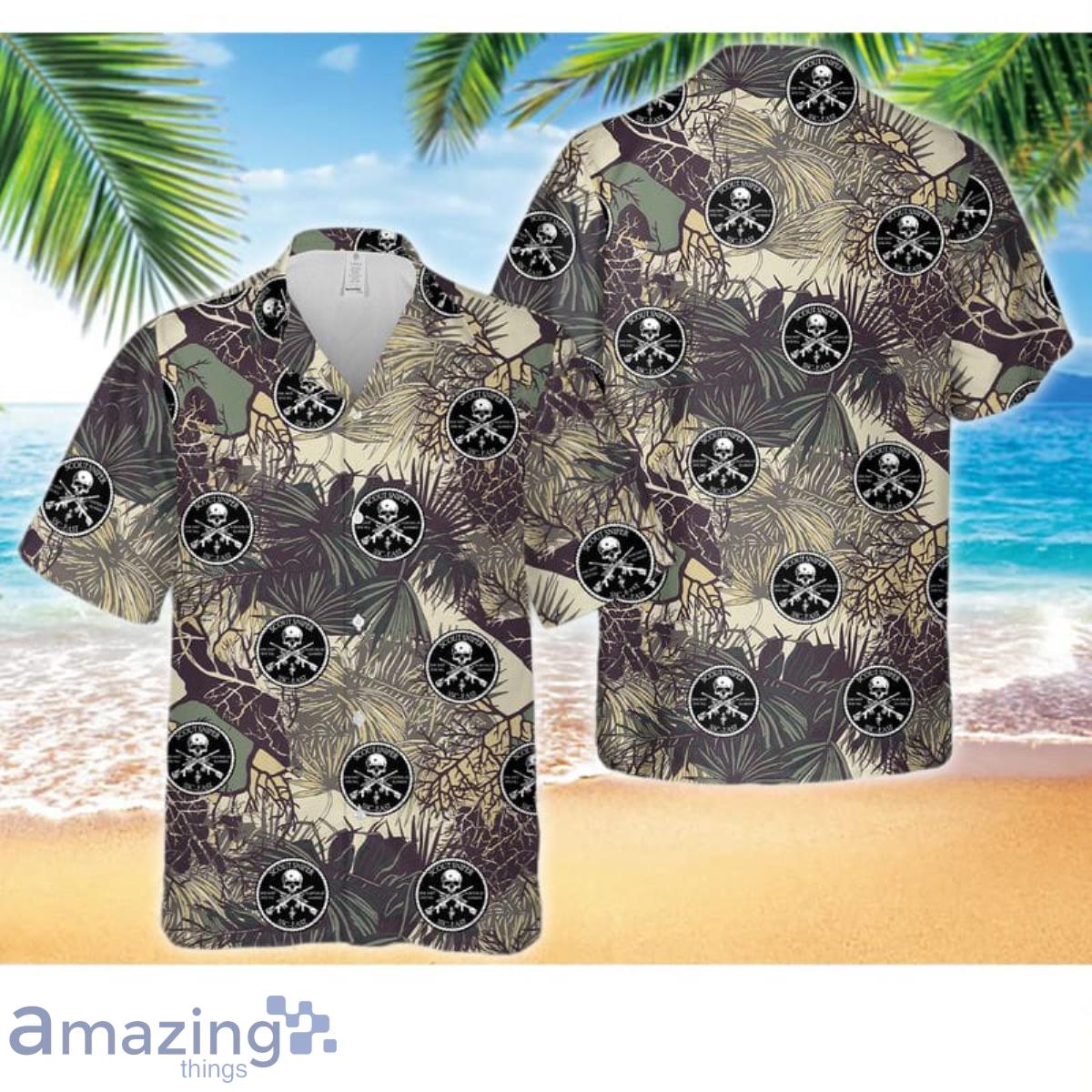 U.S. Marine Corps Scout Sniper Course East Hawaiian Shirt Best Gift For Men And Women image U.S. Marine Corps Scout Sniper Course East Hawaiian Shirt Best Gift For Men And Women Product Photo 1