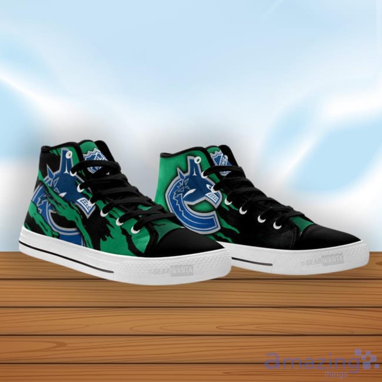 Vancouver Canucks High Top Shoes For Fans image Vancouver Canucks High Top Shoes For Fans Product Photo 3
