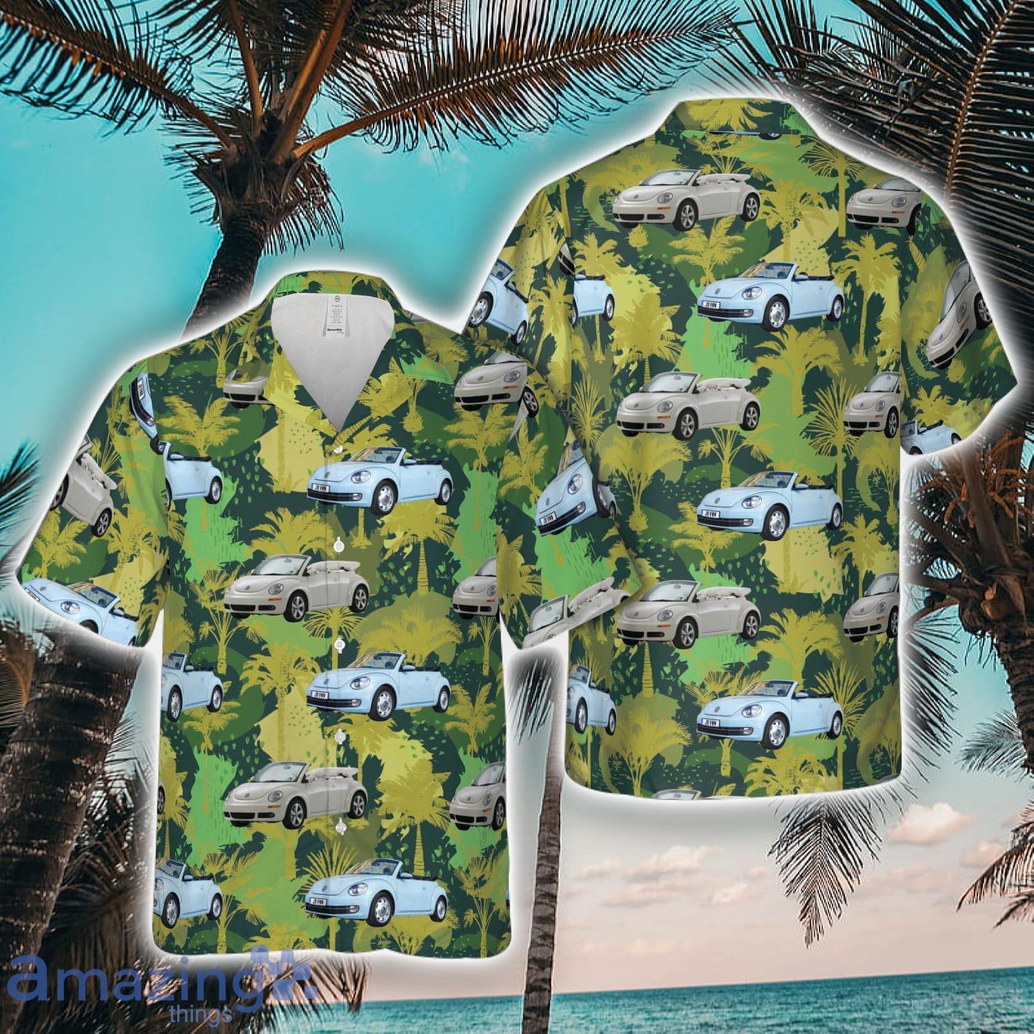 VW Beetle Cabrio Aloha Hawaiian Shirt Men And Women Beach Shirt image VW Beetle Cabrio Aloha Hawaiian Shirt Men And Women Beach Shirt Product Photo 1