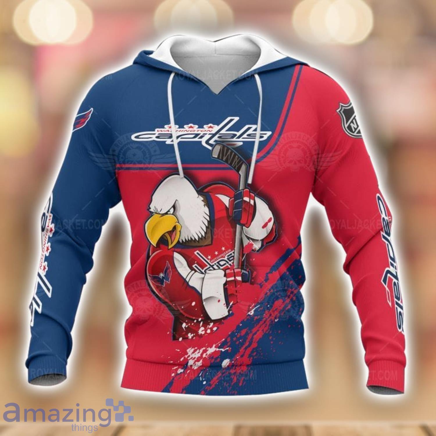 Washington Capitals 3D Hoodie Limited For Fans All Over printed Unisex Hoodie Product Photo 1