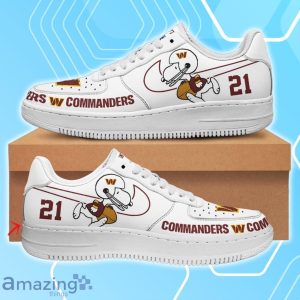 Washington Commanders Air Force Shoes Snoopy Custom Number & Name Product Photo 1